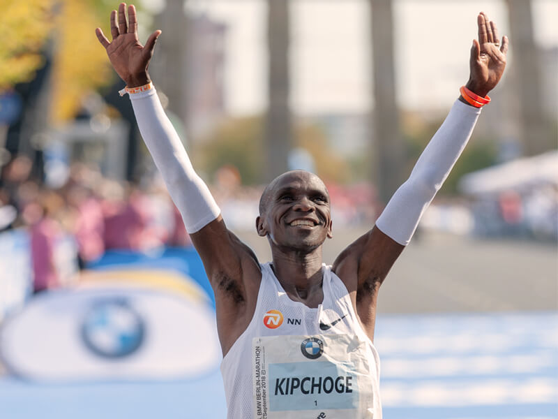 Eliud Kipchoge historia maratona 1