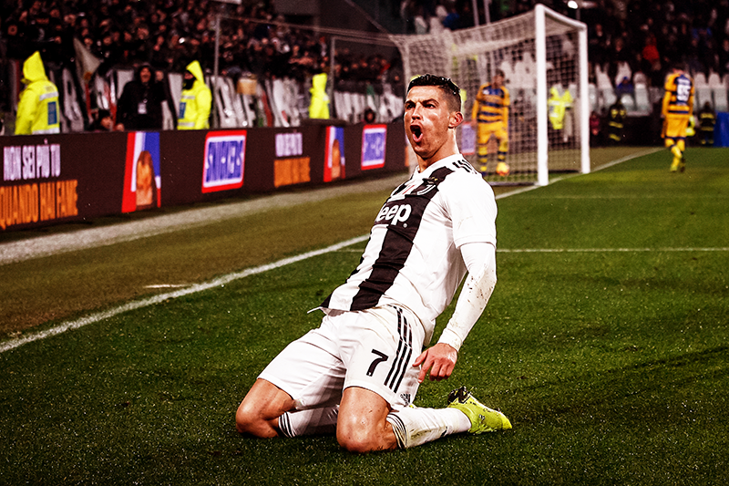 Foto Cristiano Ronaldo reduzida