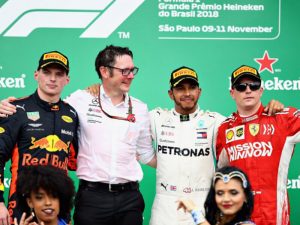 podio GP Brasil 2018 Formula 1