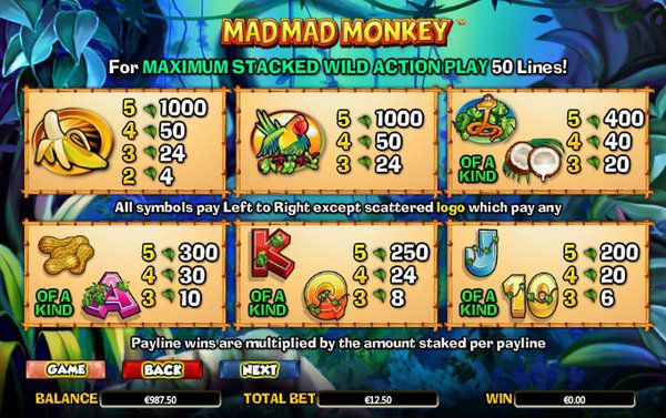 mad monkey slot casino online