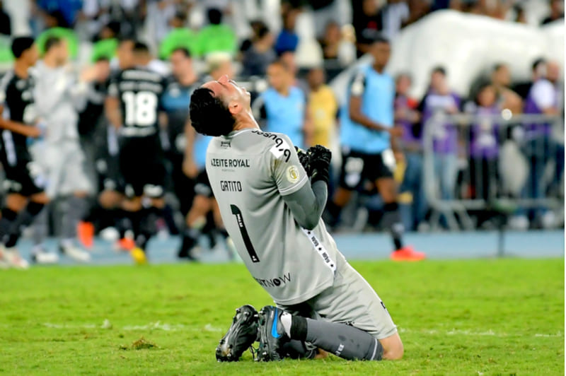 gatito fernandez Botafogo x Corinthians