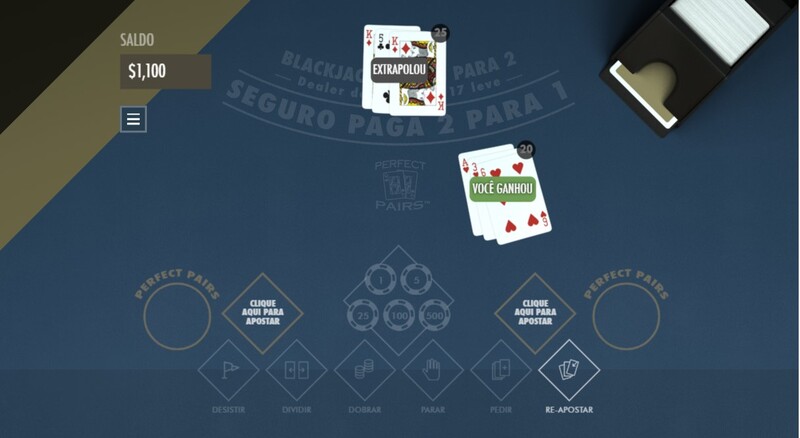 play blackjack perfect pairs