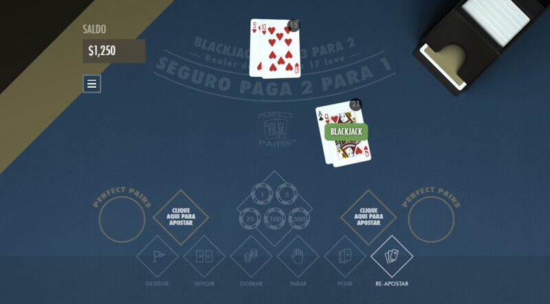 jogar blackjack perfect pairs