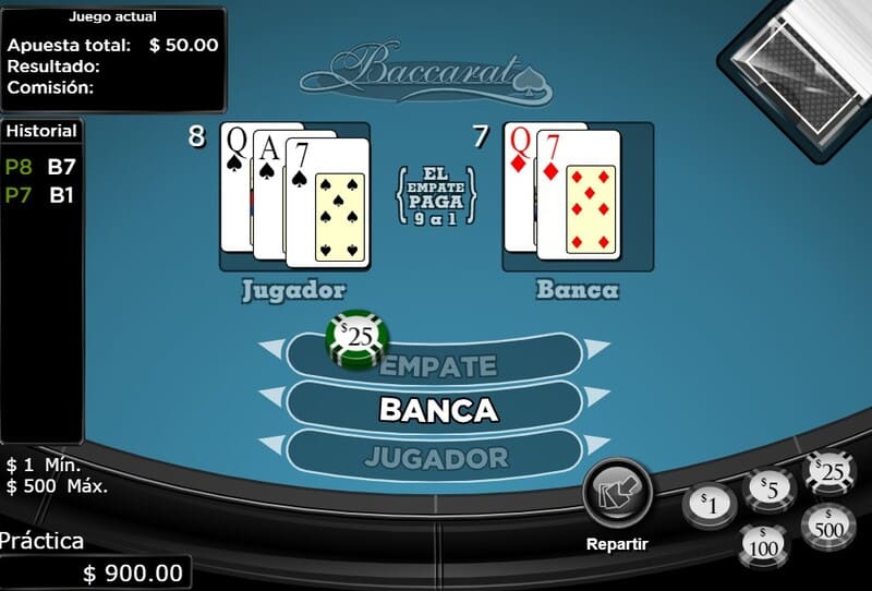 Regras do Baccarat