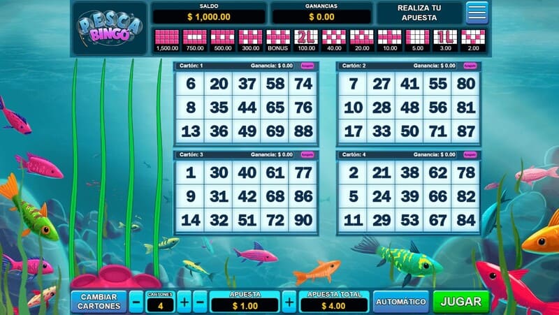 jugar pesca bingo