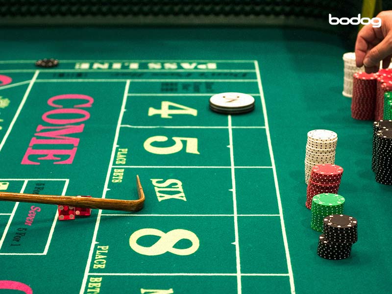 Craps no cassino ao vivo