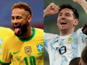 neymar messi brasil argentina