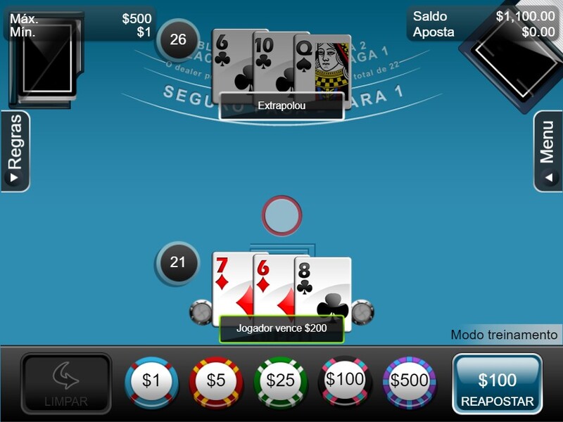 Blackjack online mesa de jogo de cartas blackjack no smartphone