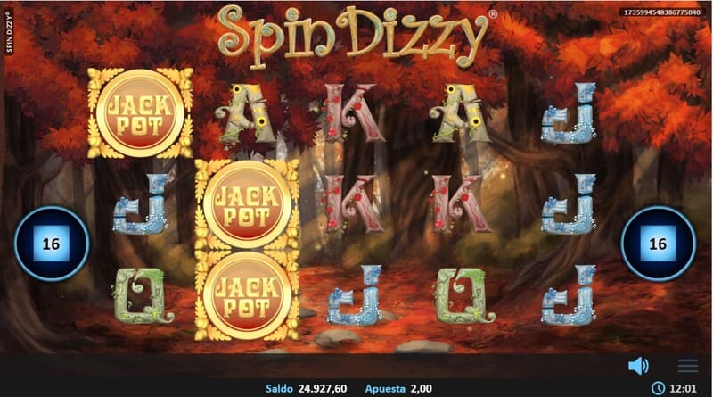 spin dizzy jugar