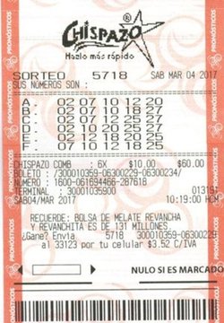 ticket chispazo