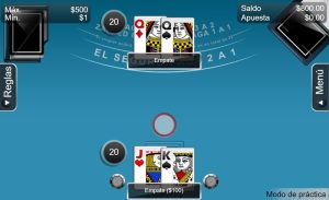 empate blackjack