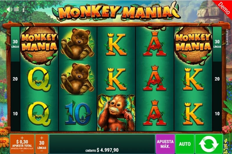 Slots de animales de la jungla