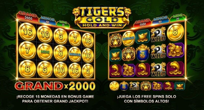 slot tigres tigers gold