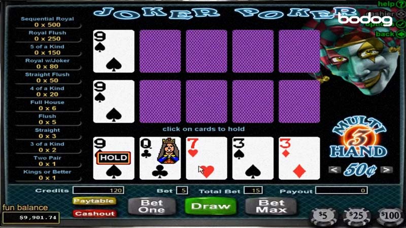 hand joker poker