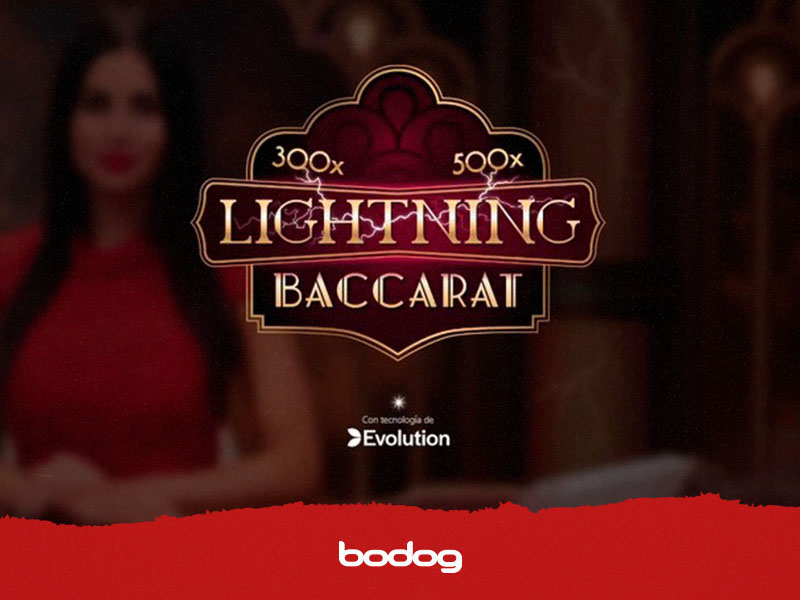 lightning baccarat evolution online