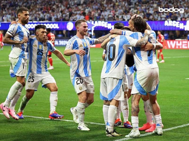 A jornada da Argentina na fase de grupos da Copa América 2024
