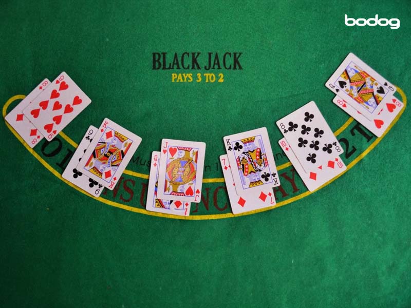 Valor das cartas do Blackjack
