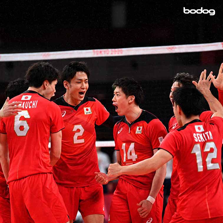 Aposte com a Bodog nas competições de voleibol do Japão