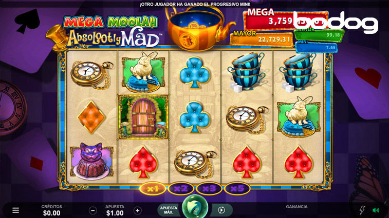 Absolootly Mad Mega Moolah jugando