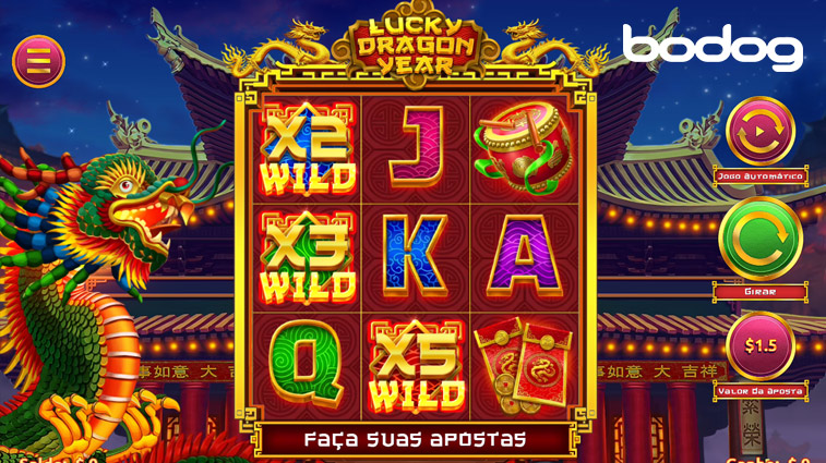 Jogando Lucky Dragon Year